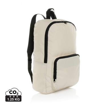 Logo trade promotional items image of: Dillon AWARE™ RPET foldable classic backpack