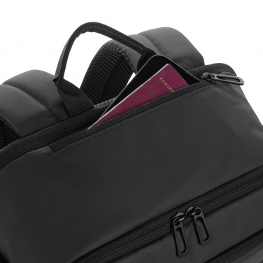 Logotrade business gift image of: Armond AWARE™ RPET 15.6 inch deluxe laptop backpack