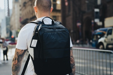 Logotrade promotional giveaway image of: Armond AWARE™ RPET 15.6 inch deluxe laptop backpack