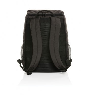Logo trade advertising products picture of: Pedro AWARE™ RPET deluxe backpack with 5W solar panel
