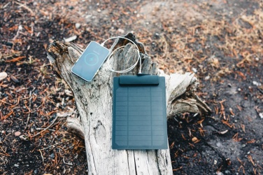 Logotrade promotional merchandise picture of: Pedro AWARE™ RPET deluxe backpack with 5W solar panel