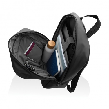 Logotrade business gift image of: Armond AWARE™ RPET 15.6 inch standard laptop backpack