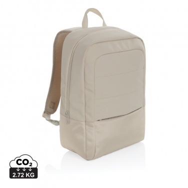 Logo trade promotional giveaway photo of: Armond AWARE™ RPET 15.6 inch standard laptop backpack