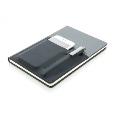 Logotrade promotional merchandise photo of: A5 Deluxe notebook with smart pockets
