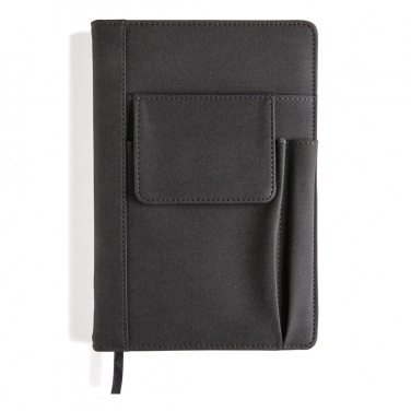Logotrade promotional product picture of: Notebook with phone pocket