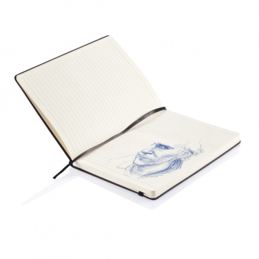 Logotrade promotional giveaway picture of: Deluxe hardcover PU A5 notebook