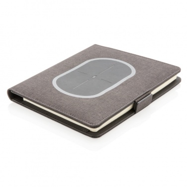 Logo trade promotional product photo of: Air 5W wireless charging notebook cover A5
