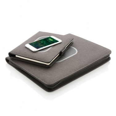 Logotrade promotional item image of: Air 5W wireless charging notebook cover A5