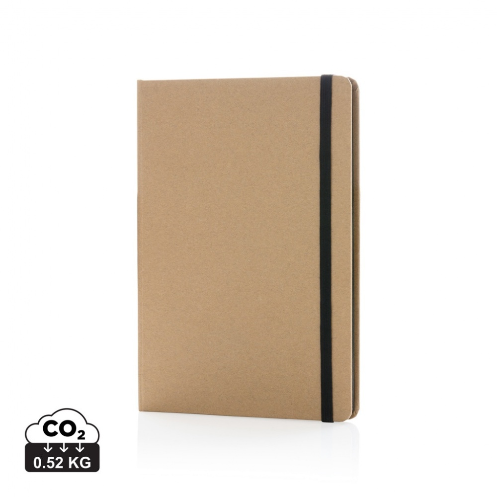 Logo trade promotional gifts picture of: A5 kraft notebook