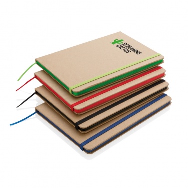 Logo trade advertising products picture of: A5 kraft notebook