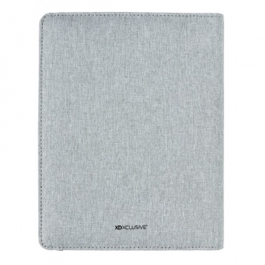 Logo trade promotional gift photo of: Air 5W wireless charging notebook with 5000mAh powerbank