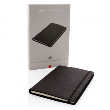 Logotrade corporate gift image of: Air 5W wireless charging refillable journal cover A5
