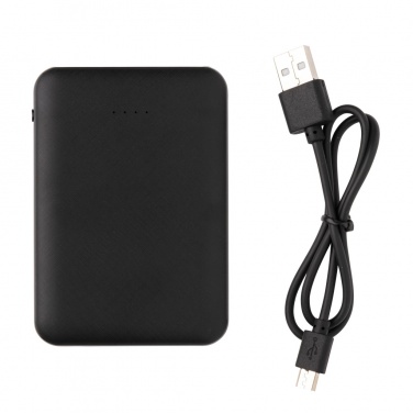 Logotrade promotional giveaway image of: Fiko 5W wireless charging portfolio A4 with powerbank