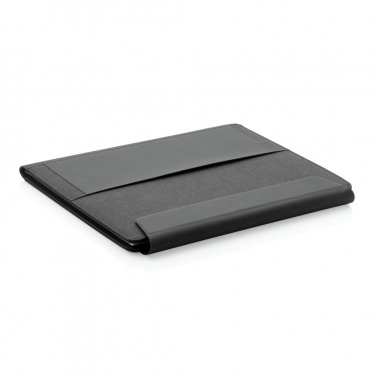 Logotrade promotional item picture of: Fiko 5W wireless charging portfolio A4 with powerbank