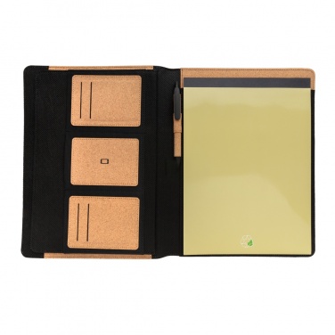 Logotrade advertising product image of: Deluxe cork portfolio A4 with pen