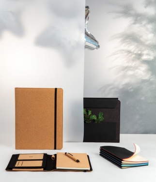 Logotrade promotional product picture of: Deluxe cork portfolio A4 with pen