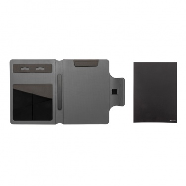 Logo trade business gifts image of: Artic Magnetic 10W wireless charging A4 portfolio