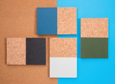 Logotrade promotional product picture of: A5 cork & kraft notebook