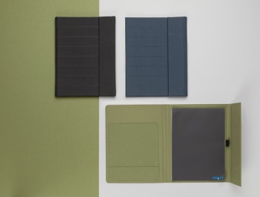 Logo trade business gift photo of: Impact Aware™ A4 portfolio with magnetic closure