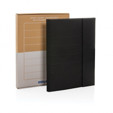 Logotrade promotional gift image of: Impact Aware™ A4 portfolio with magnetic closure