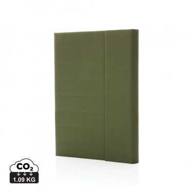 Logo trade promotional merchandise photo of: Impact Aware™ A5 notebook with magnetic closure