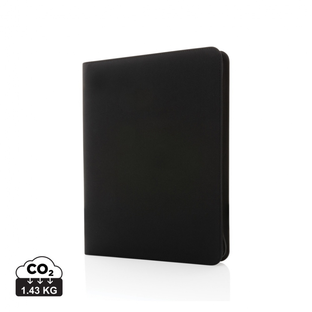 Logo trade promotional products image of: Impact Aware™ deluxe 300D tech portfolio with zipper
