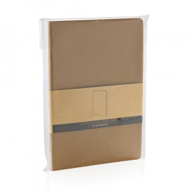 Logo trade promotional merchandise image of: Salton A5 GRS certified recycled paper notebook