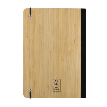 Logo trade corporate gift photo of: Scribe bamboo A5 Notebook