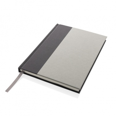 Logo trade promotional gift photo of: Words GRS certified RPET & Kraft A5 notebook