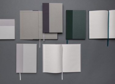 Logo trade advertising products image of: Words GRS certified RPET & Kraft A5 notebook