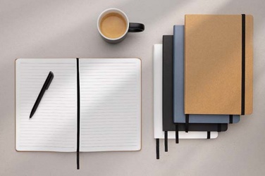 Logotrade business gift image of: Craftstone A5 recycled kraft and stonepaper notebook