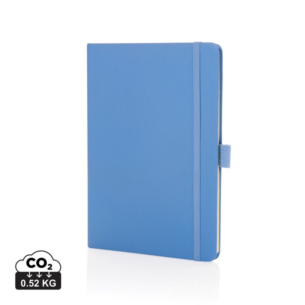 Logo trade promotional product photo of: Sam A5 RCS certified bonded leather classic notebook