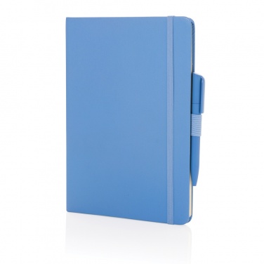 Logo trade promotional products image of: Sam A5 RCS certified bonded leather classic notebook