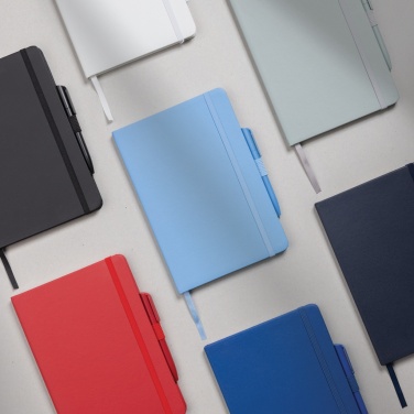 Logo trade promotional giveaways image of: Sam A5 RCS certified bonded leather classic notebook