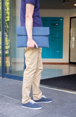 Logo trade advertising products picture of: Magnetic closing 15.6" Laptop sleeve PVC free