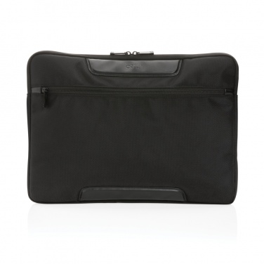 Logotrade promotional giveaway image of: Swiss Peak AWARE™ RPET Voyager 15.6" laptop sleeve