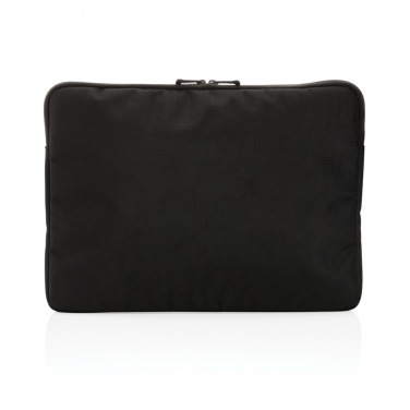 Logo trade promotional merchandise photo of: Swiss Peak AWARE™ RPET Voyager 15.6" laptop sleeve