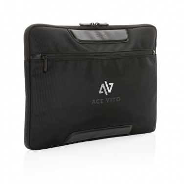 Logotrade promotional items photo of: Swiss Peak AWARE™ RPET Voyager 15.6" laptop sleeve