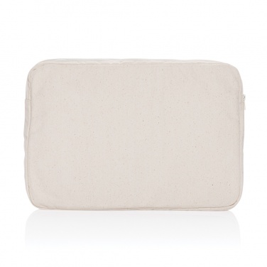 Logo trade corporate gifts picture of: Laluka AWARE™ recycled cotton 15.6 inch laptop sleeve