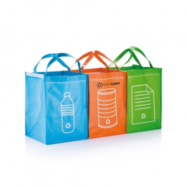 Logo trade promotional giveaways image of: 3pcs recycle waste bags
