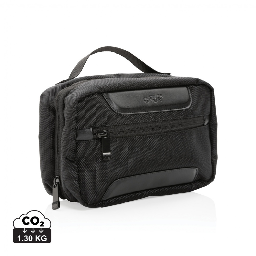 Logotrade business gifts photo of: Swiss Peak AWARE™ RPET Voyager toiletry bag