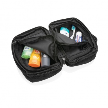 Logo trade corporate gift photo of: Swiss Peak AWARE™ RPET Voyager toiletry bag