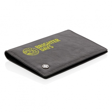 Logo trade promotional gifts picture of: RFID anti-skimming passport holder