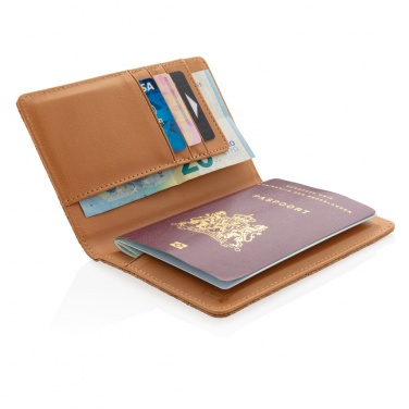 Logotrade promotional item image of: Cork secure RFID passport cover