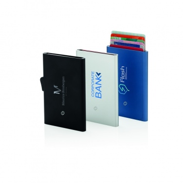 Logo trade corporate gifts picture of: C-Secure aluminium RFID card holder