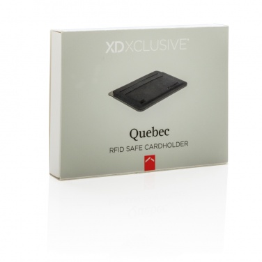 Logotrade promotional merchandise picture of: Quebec RFID safe cardholder