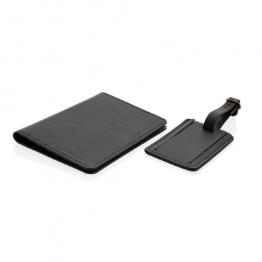 Logotrade corporate gift picture of: Swiss Peak GRS recycled PU travel gift set