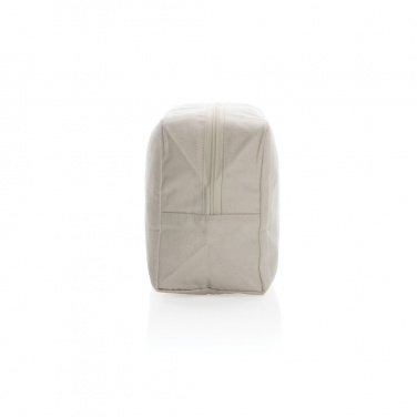 Logo trade promotional gift photo of: Impact Aware™ 285 gsm rcanvas toiletry bag undyed