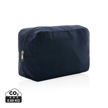 Logotrade promotional products photo of: Impact Aware™ 285 gsm rcanvas toiletry bag undyed