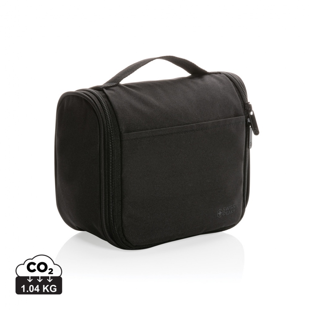 Logo trade promotional products picture of: Swiss Peak Lohan AWARE™ Toiletry bag